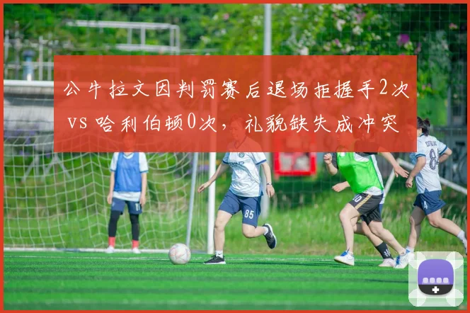 公牛拉文因判罚赛后退场拒握手2次 vs 哈利伯顿0次,礼貌缺失成冲突伏笔